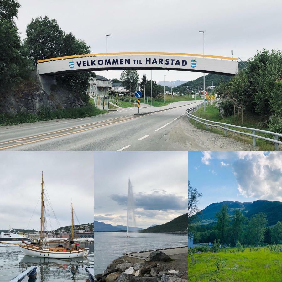 Midnattsol Pensjonat Harstad Exteriör bild